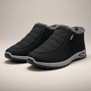 Womens Winter Snow Boots Slip On Slip Resistant Ankle Bootie Size 8 EU 39